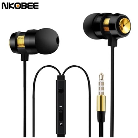 NKOBEE JTX In-ear Hörlurar (Mic In-lineControl) Original