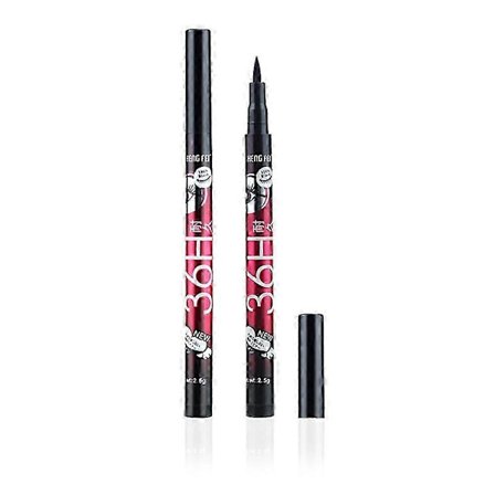1 st Svart Flytande Eyeliner Snabbtorkande Vattentät Långvarig Flytande Eyeliner