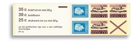 Holland 1972 - Frimærkehæfte NVPH PB12 - Postfrisk