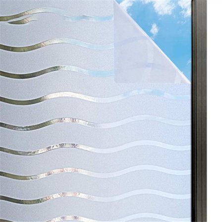 Frostet vindusfilm gir personvern Anti-UV elektrostatisk vindusfilm