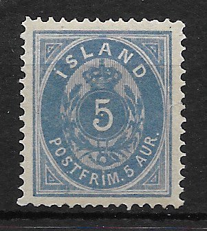 Island 1876 - AFA 6 - Postfrisk