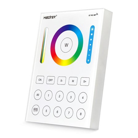 SYNERGY 21 LED Fernbedienung Smart Panel RGB-WW (RGB-CCT) 8 Zonen *MiLight*
