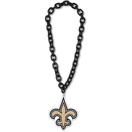 Collier - WINCRAFT - Fanchain XXL - New Orleans Saints - Vaahterakoru - 96 cm pitkä