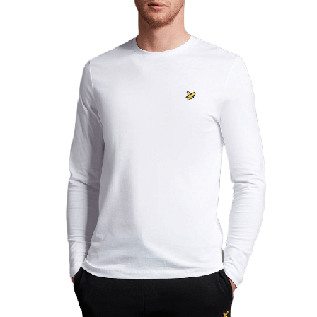 Lyle & Scott L/S T-shirt T-shirts Herr Vit S