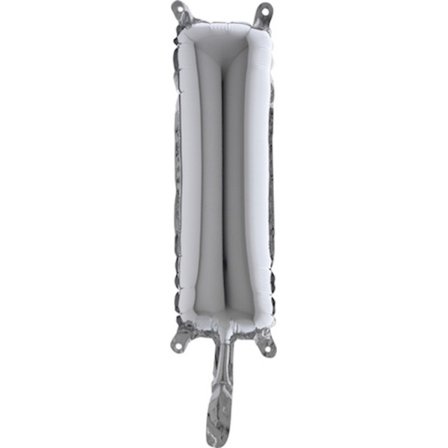 Bokstavsballonger i Silver A-Ö