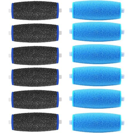 Förpackning med 12 extra ersättningsrullar för Amope Medi, kompatibla med Fotfil 6 & 6