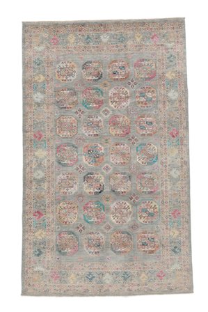 Kazak Ariana Teppe Håndknyttet 187X308 Brun/Mørk Grå Afghanistan