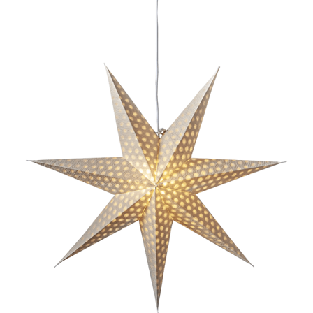 Star Trading Julestjerne cloud Prick 60cm Hvit
