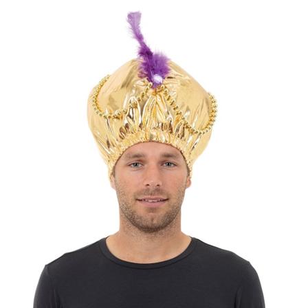 Bristol Novelty Unisex Vuxen Arabisk Stil Huvudbonad En Storlek Gold/Purple One Size
