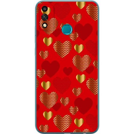 Kompatibel Mobilcover til Honor Honor 9X Lite GoldenHearts