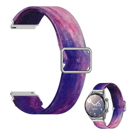 22mm Universal pattern printing nylon watch band - Starry Sky