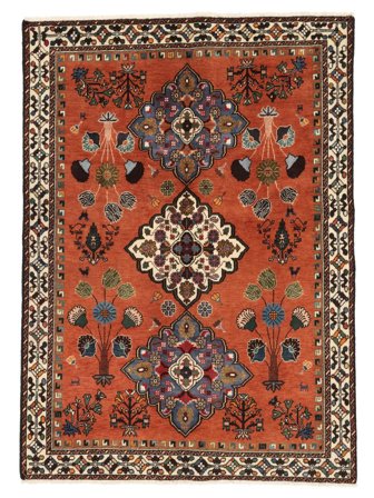 Afshar/Sirjan Rug Oriental Brown/Dark Red (Wool, Persia)