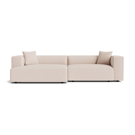 Miami Chaiselong Sofa, venstrevendt, Hyper Beige - Rummelig sofa med chaiselong - 304x131x68cm - Komfortabel og stilfuld indretning