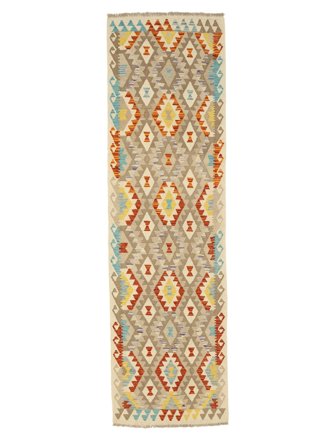 Hand Woven Kilim Afghan Old Style Rug 85X285