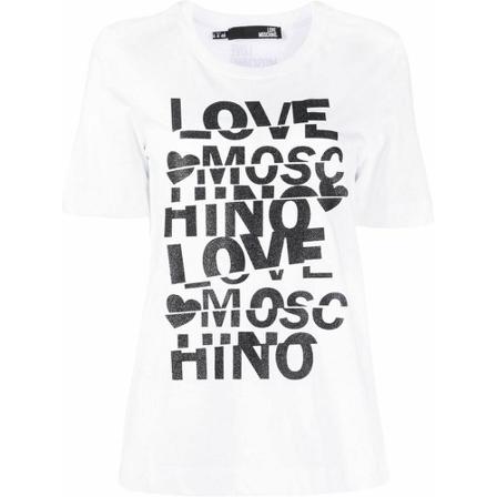 Love Moschino T-shirt Hvid, Dame