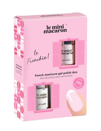 Le Mini Macaron French Gel Manicure Kit Le Frenchie, Classic - Multi/patterned - 10 ml
