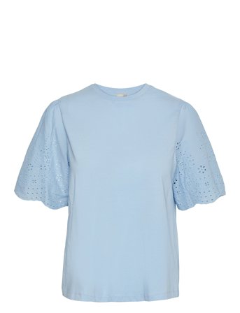 YAS | Yaslex Ss Top W. Emb Sleeves S. Noos | S