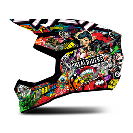 Motokrosová Helma O'Neal 3SRS Crank Dětská Vícebarevná XL