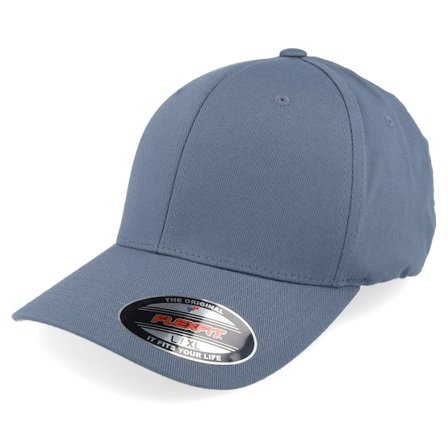 Flexfit - Azul flexfit Gorra - Wooly Combed China Blue Flexfit @ Hatstore