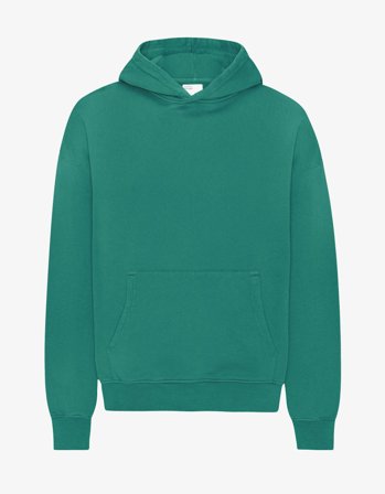 Organic Oversized Hood - Pine Green - XS