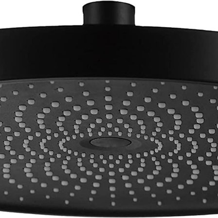 Høj kvalitet 220mm brusehoved. Spa massage brusehoved (sort)