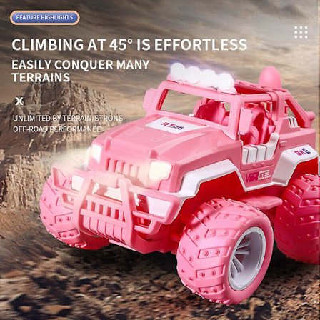 Fjernstyrt Barbie Rosa Elektrisk Offroad Fjernstyrt Lekebil Gave (FMY)