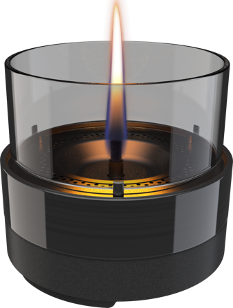 Tenderflame Rosie 14 Svart-Smoke 14x12cm