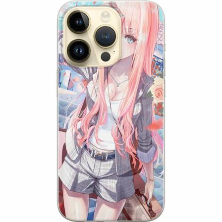 Apple Iphone 14 Pro Genomskinligt Skal Anime Girl Cute