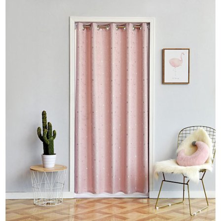 Sett med 1 blendingsgardin med maljer Gardin for stue