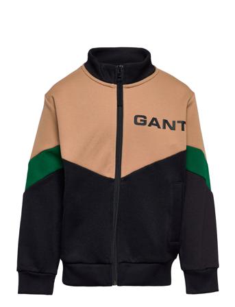 D2. Sporty Tracksuit Zip Jacket Sweat-shirt Genser Multi/mønstret GANT