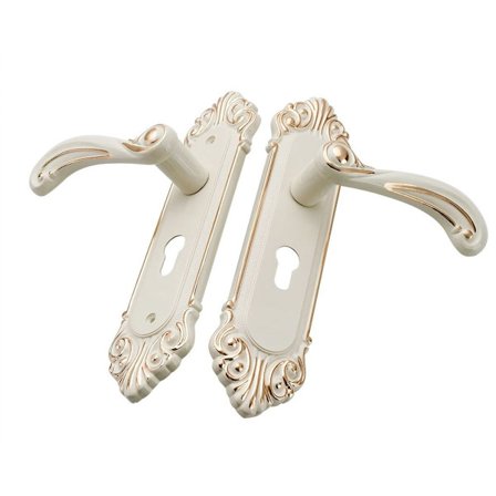 Vintage Døre Indvendige Træ Silent Låse Håndtag Dørlås KLB