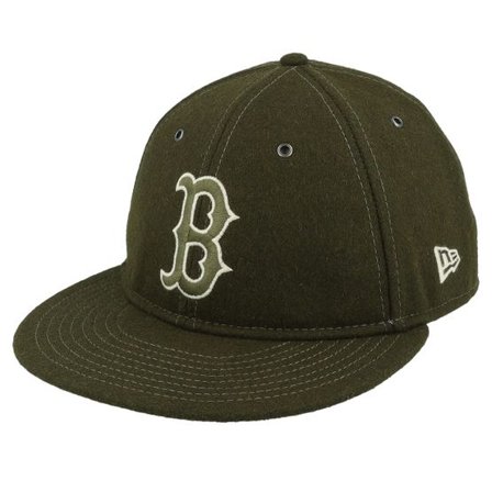 New Era - MLB Grön fitted Keps - Boston Red Sox Wool 59FIFTY Fitted @ Hatstore