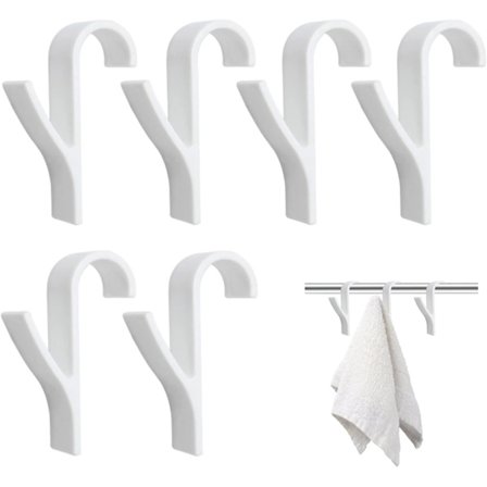 6 stk Elektrisk Håndklevarmer, Plast for Kvadratiske Håndkletørker