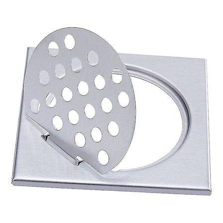 Stor Gulvdræn Hjem Badeværelse Køkken Dræning Rustfrit Stål Gulve Dræn 1stk-sølv