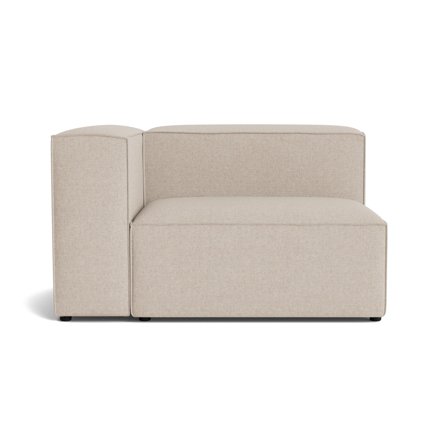 Lissabon XL hjørnemodul, venstrevendt - Danubio Beige - 130x100x72 - Sofa - Holdbar modulsofa med kvalitetsstof & ramme af krydsfiner - Mange lag skum