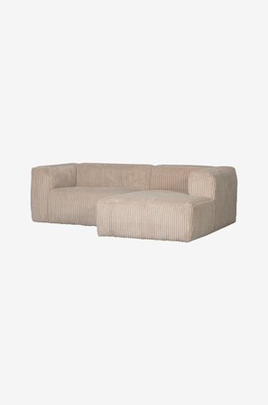 WOOOD - Chaise lounge -sohva Bean - Beige - Divaanisohvat - - Homeroom