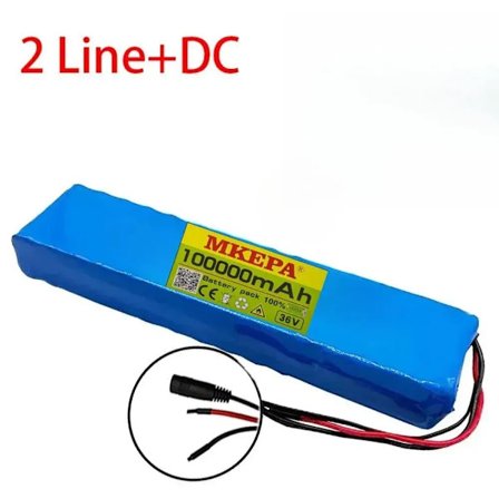 36V 100000mAh 36v sähköskootterin akku Litium-sähköskootterin 500W sähköskootterin akku 36v 10s2p akku