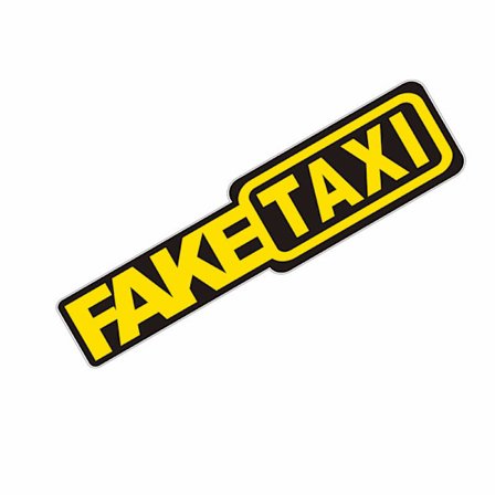 Fake Taxi -tarra | Hauska Fake Taxi -auton tarra | Auton puskuritarra | Fake Taxi -vinyyli tarra