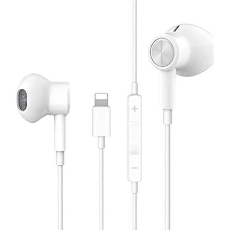 Biseoamz Hörlurar för iPhone 12 Stereo Hörlurar för iPhone Magnetiska In-Ear Hörlurar med Mikrofon Kompatibla med iPhone 14 iPhone 13 iPhone 12 11 Pr