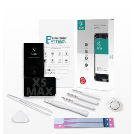 Sign-komplet sæt til udskiftning af batteri - iPhone XS Max