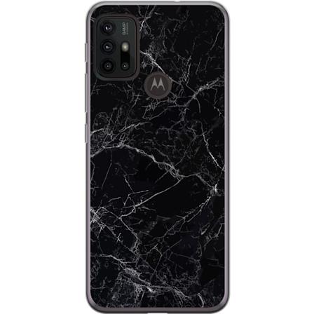 Motorola Moto G30 Läpinäkyvä kuori Marmori Musta