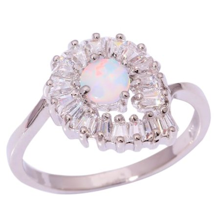 Silversmycken filled ring Brand Opal