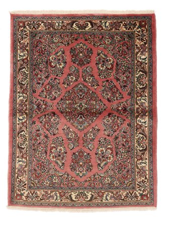Medaille Klein Sarough Fine Vloerkleed 107X144 Wol