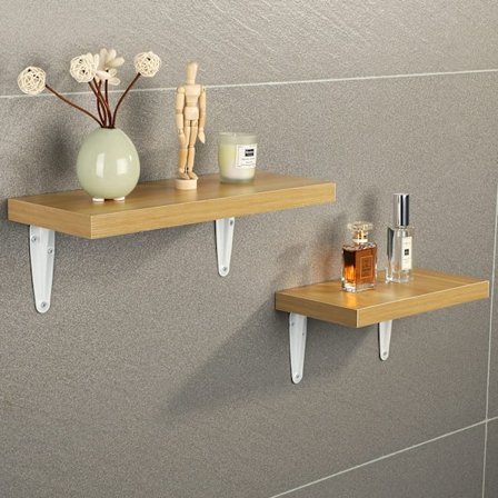 Hylla Konsoler Väggfäste Metall Stämplad Konsol Hörnfäste