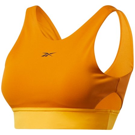 Reebok Women's Beyond The Sweat Crop Top Women Short sleeved fitness sweater Orange XS