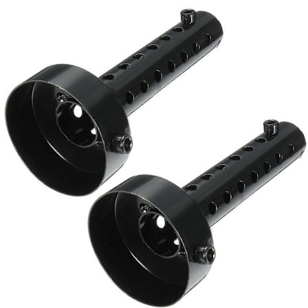 2 stk. 60 mm Universell Motorsykkel Eksosdemper Baffel DB Killer Lyddemper