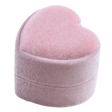 Pehmeävuorattu sydänrengasrasia Tyylikäs sydänrenkaiden säilytysrasia vuosipäivälahjaksi syntymäpäivälahjaksi violetti