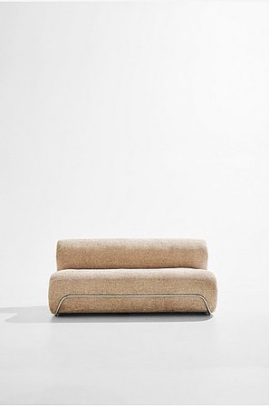 Jotex - 2-sitzer Sofa Eisen/Sperrholz/Polyester/Polyätherschaum Archie - Kaufen Pastill - Möbel bei Jotex