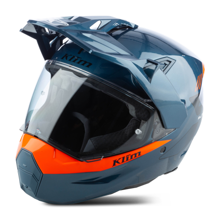 Casque Adventure Klim X1 Alpha Carbone Essence/Orange Strike XL