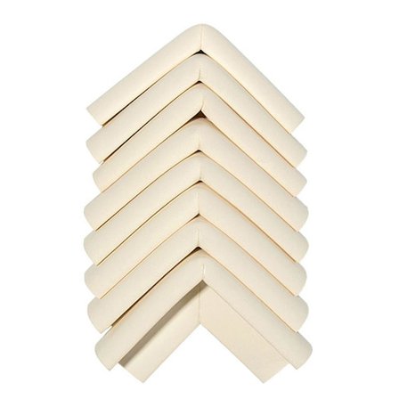 Hjørnebeskyttere L-formet skum 10-pakning